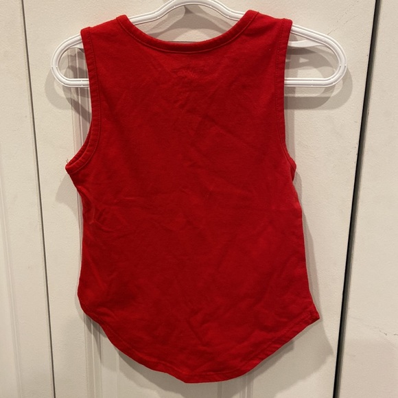 Wonder Woman Red Tank Top with Rainbow Logo - Picture 5 of 8